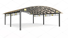 металлические навесы